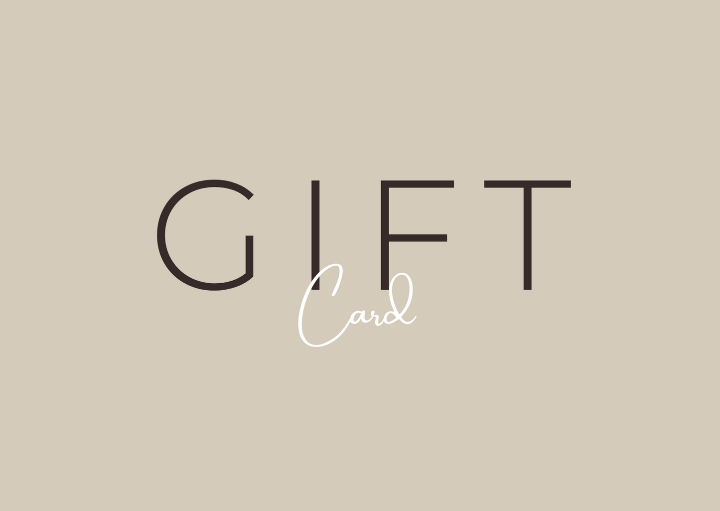 Minimalist E-Gift Card | Skin&Roses